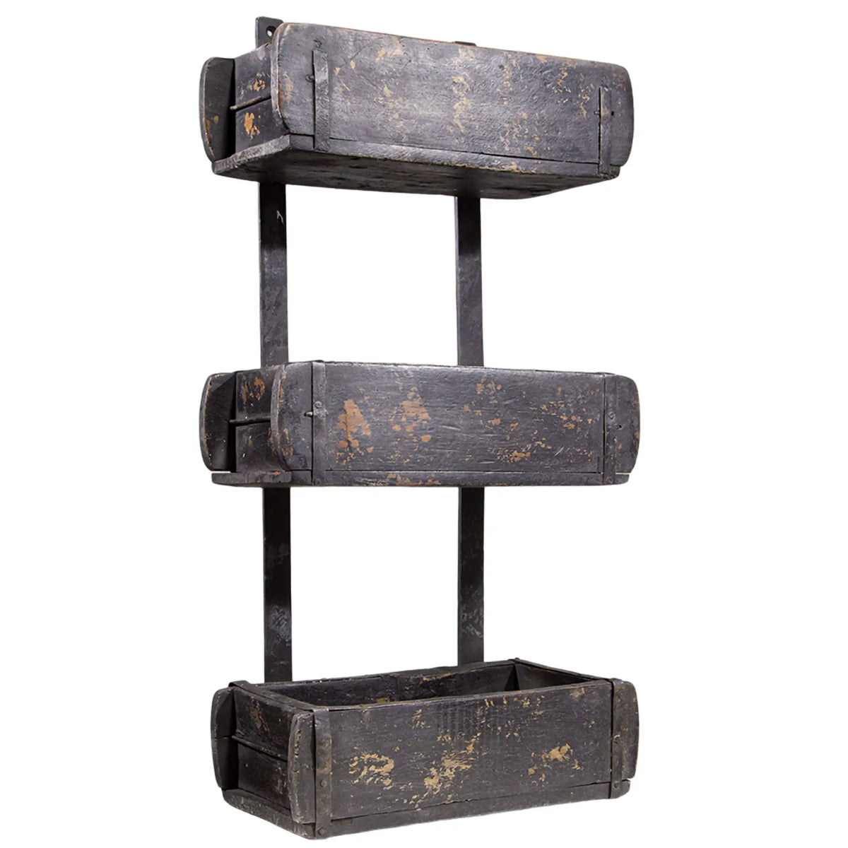UPCYCLED: Wall Rack made of Original Brick Moulds