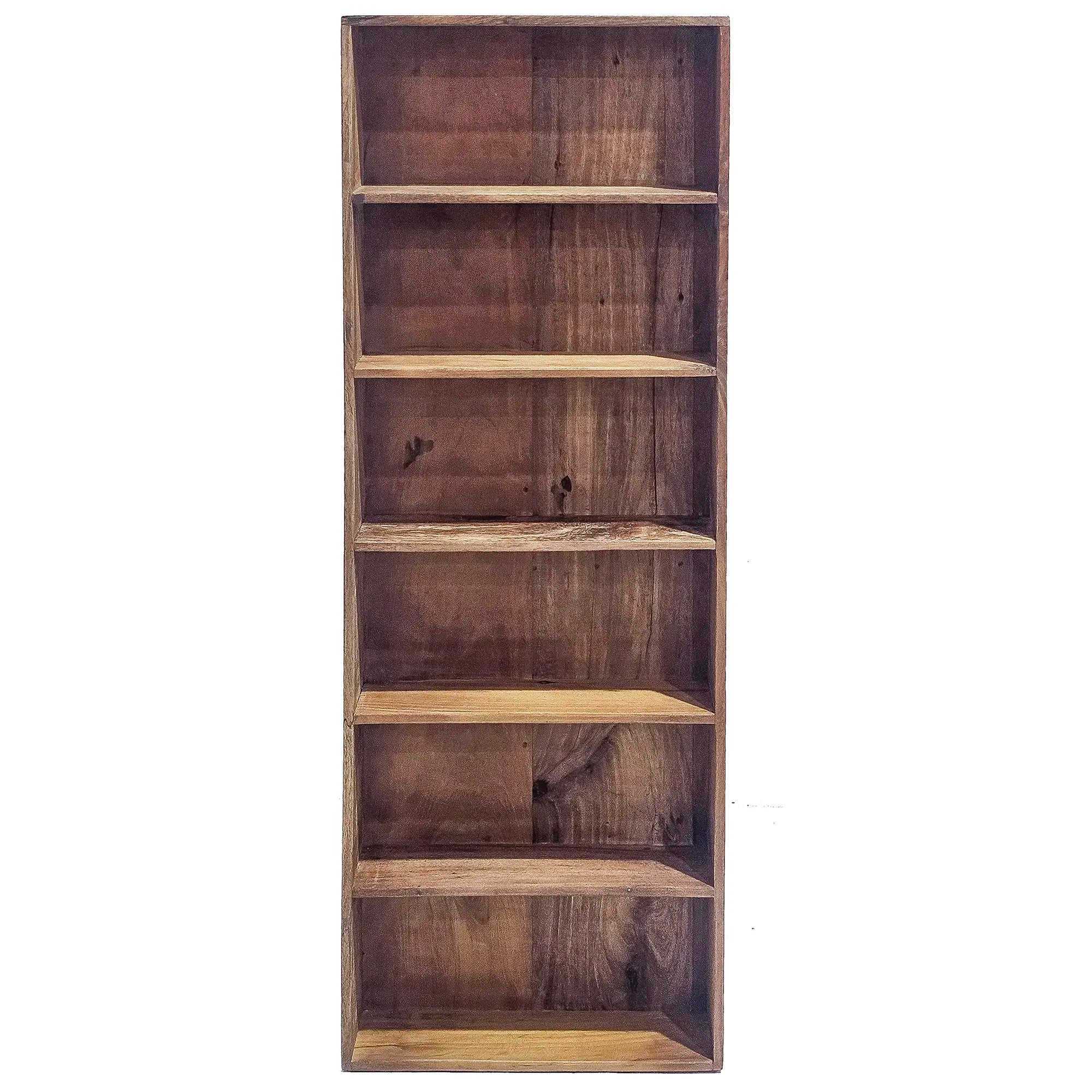RECYCLED: WALL RACK MADE OF RECYCLED WOOD