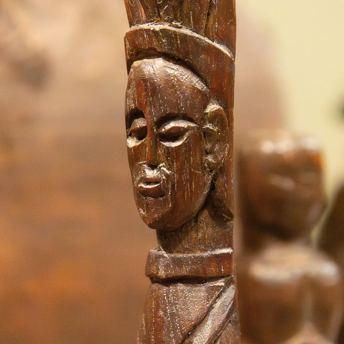 BEAUTIFUL HAND-CARVED WOOD STATUES