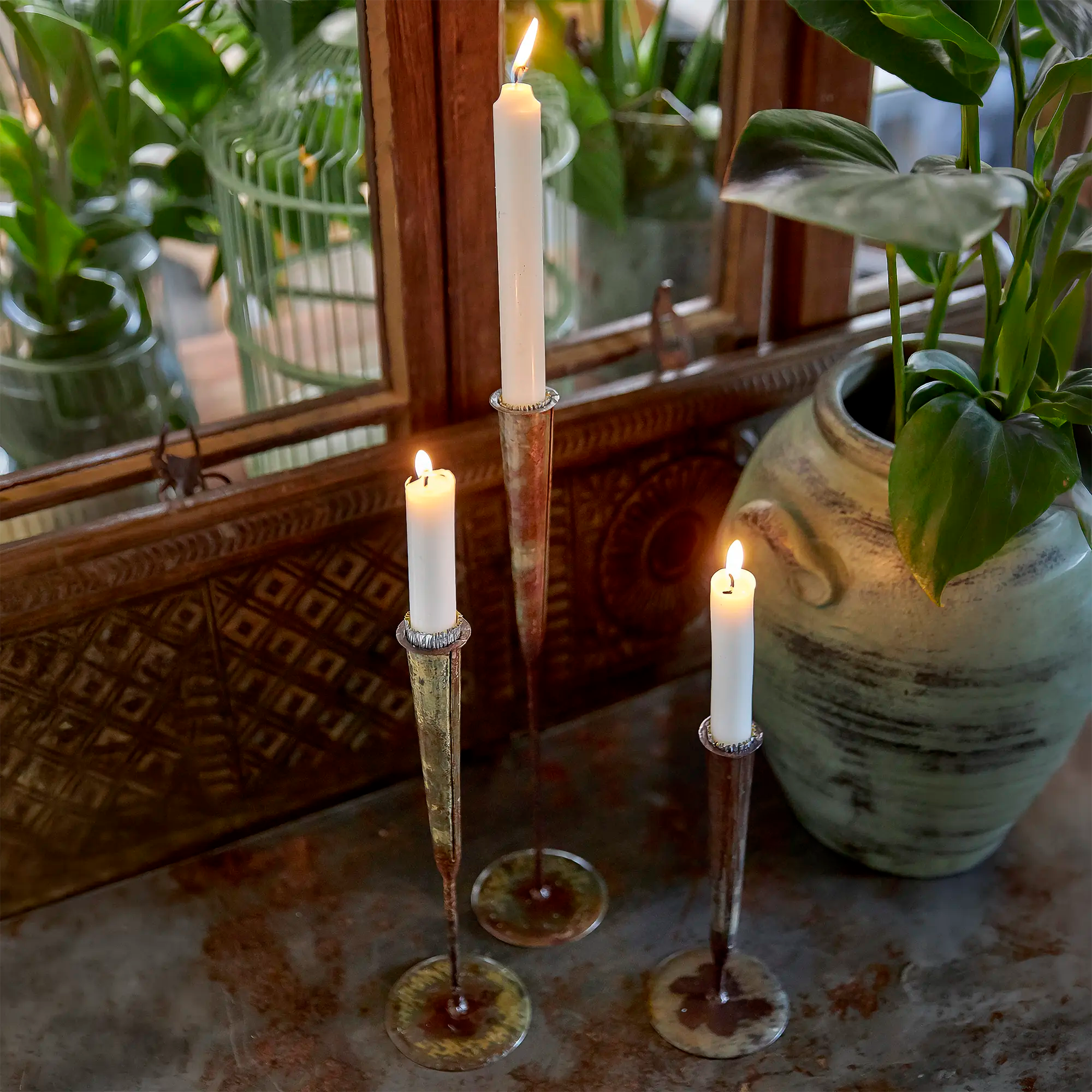 UPCYCLED: Fra isforme til lysestager
