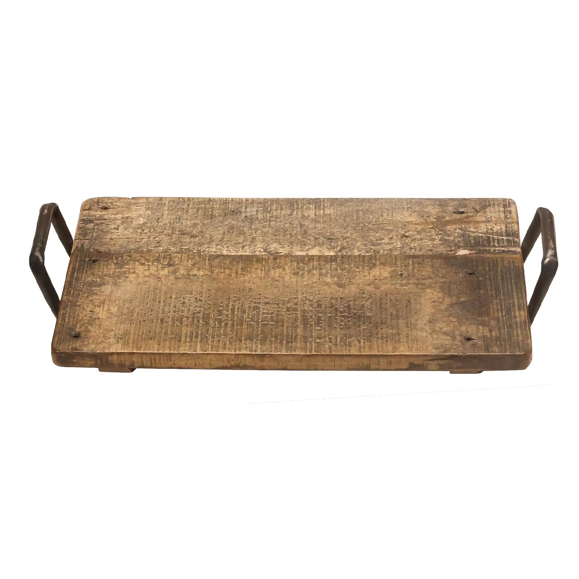 RECYCLED: Rustic Serving Tray in Recycled Wood