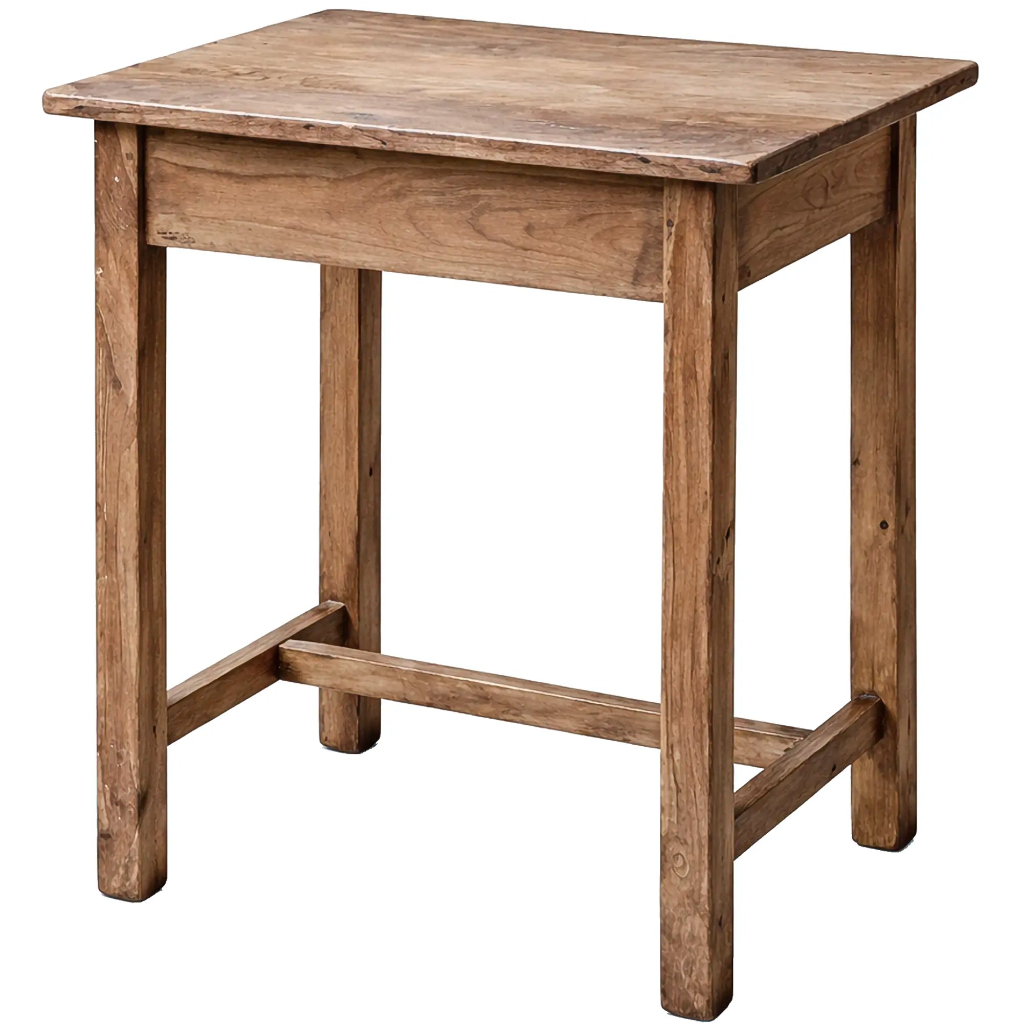 Originalt træbord med naturlig patina | Lille køkkenbord eller skrivebord