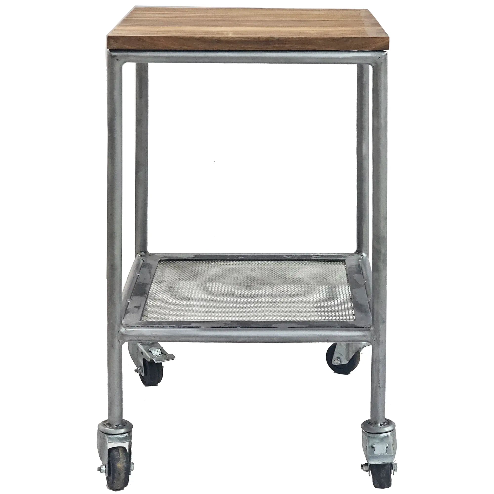 Industrial Trolley in Iron and Reclaimed Wood